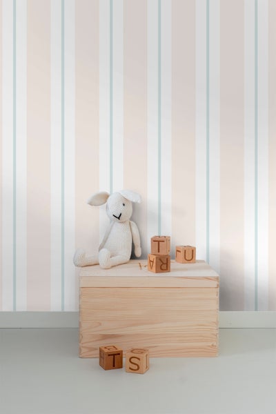 Sanders und Sanders Tapete Streifen Hellbeige - 53 cm x 10 m - 640308