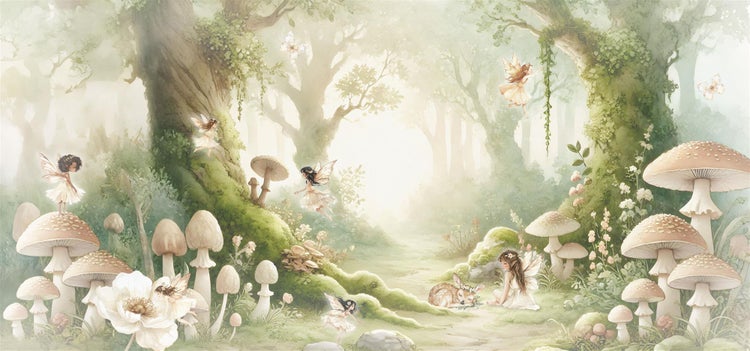 Kindertapete Feenwald 150 x 280 cm