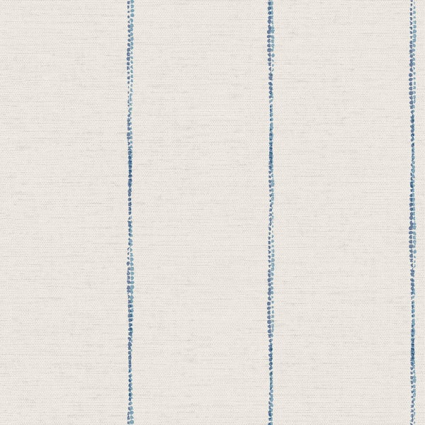 Sanders und Sanders Tapete gemalte Streifen Blau und Weiß - 53 cm x 10,05 m - 640766