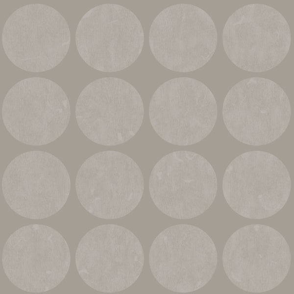 Origin Wallcoverings Tapete große verwitterte Kugeln Taupe - 53 cm x 10.05 m - 347608