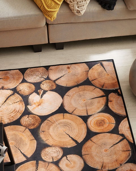 Teppich KARDERE Braun 80 x 150 cm