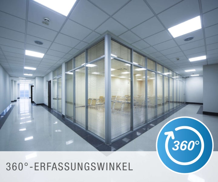 LED-Sensor-Panel ALEGRE Länge 59,5cm, viele Funktionen, Aufbauleuchte inkl. Halterung aus Metall und Kunststoff, integrierte LEDs warmweiß