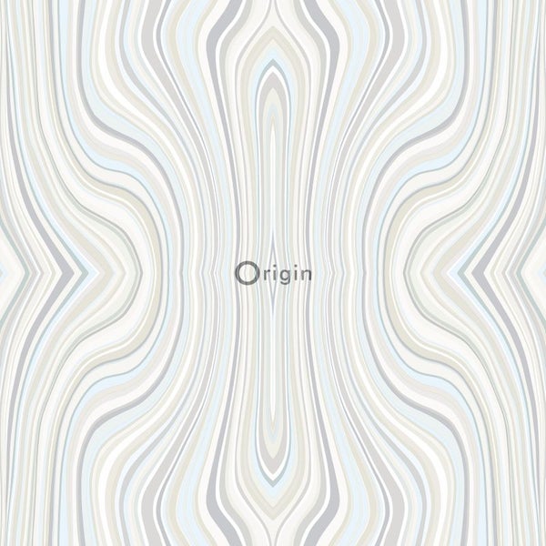 Origin Wallcoverings Tapete grafische Linien Beige - 53 cm x 10.05 m - 347224