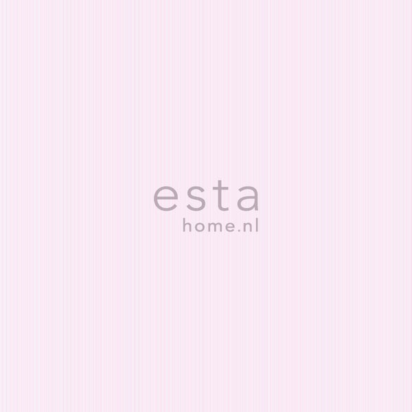ESTAhome Tapete feine Streifen Hellrosa - 53 cm x 10.05 m - 115708