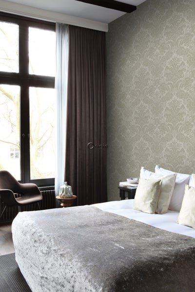 Origin Wallcoverings Tapete Ornamente Hellbraun - 53 cm x 10.05 m - 347034