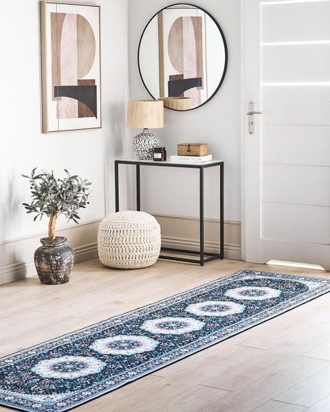 Teppich GEDIZ Blau 80 x 300 cm