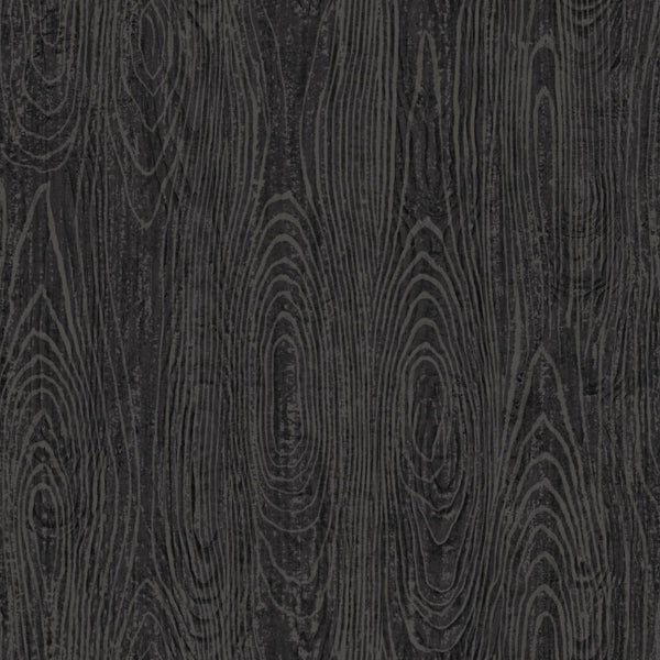 Origin Wallcoverings Tapete Holz-Optik Schwarz - 53 cm x 10.05 m - 347558