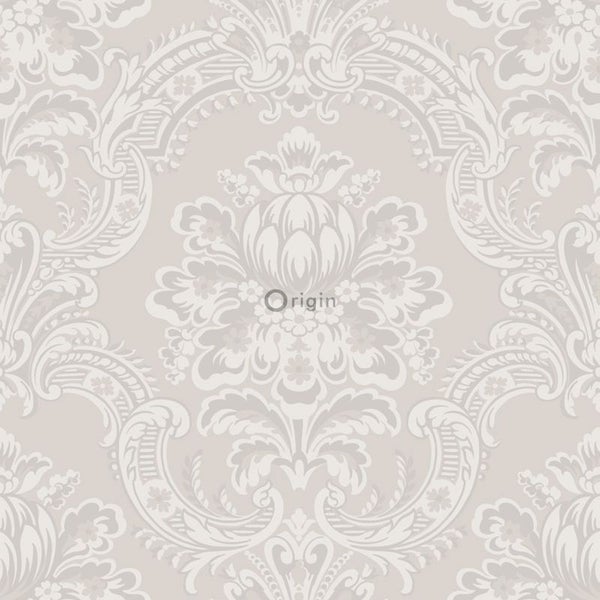 Origin Wallcoverings Tapete Ornamente Grau - 53 cm x 10.05 m - 346524