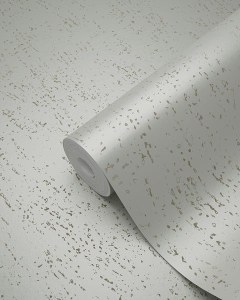 Origin Wallcoverings Tapete Metall-Optik Mintgrün - 53 cm x 10.05 m - 347611