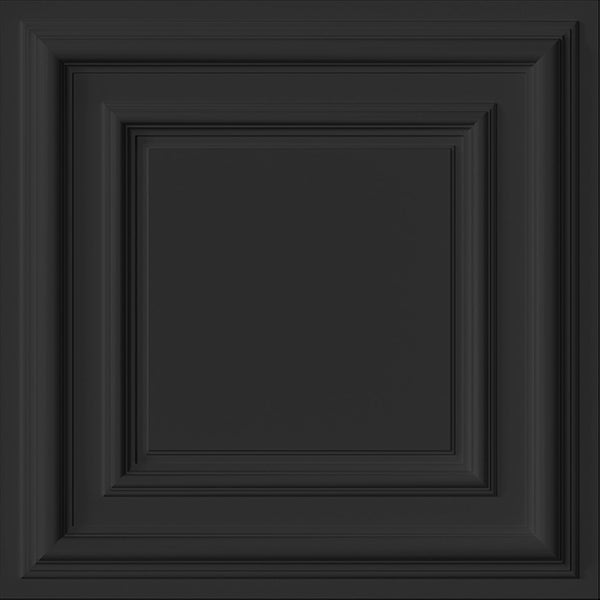 Origin Wallcoverings Tapete Holzwandverkleidung Schwarz - 53 cm x 10.05 m - 347832