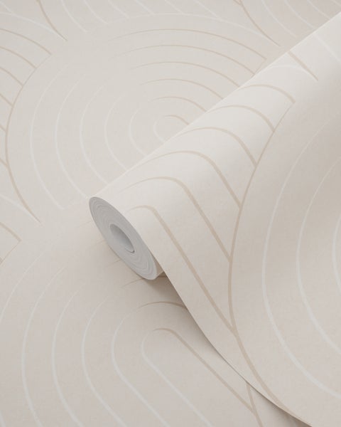 ESTAhome Tapete 3D Muster Hellbeige - 50 x 900 cm - 131106