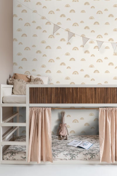 ESTAhome Tapete Regenbogen Beige - 53 cm x 10.05 m - 139685