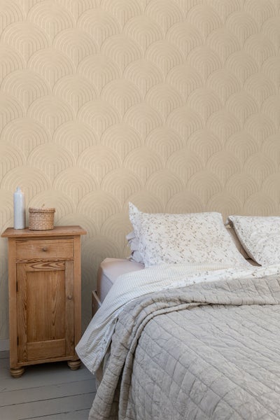 ESTAhome Tapete 3D Muster Beige - 50 x 900 cm - 131107