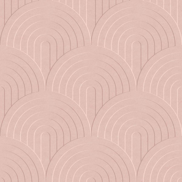 ESTAhome Tapete 3D Muster Rosa - 50 x 900 cm - 131108