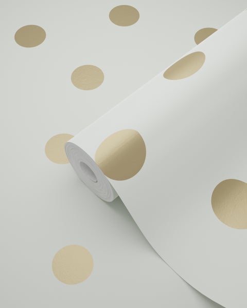 Tapetenrolle mit Punktmuster