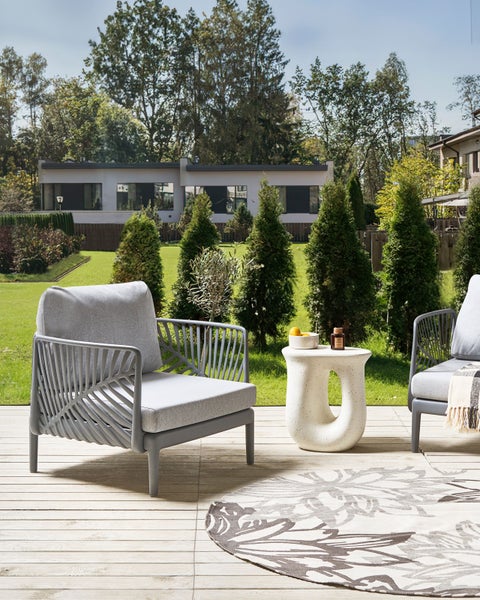 Gartensessel SATURNIA Grau