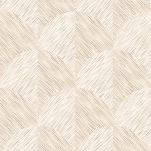 Origin Wallcoverings Tapete 3D Muster Hellbeige - 53 cm x 10.05 m - 347935