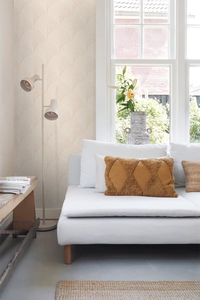 ESTAhome Tapete 3D Muster Hellbeige - 50 x 900 cm - 131106