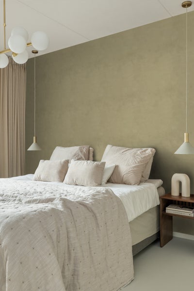Origin Wallcoverings Tapete Betonoptik Grün - 50 x 900 cm - 348066