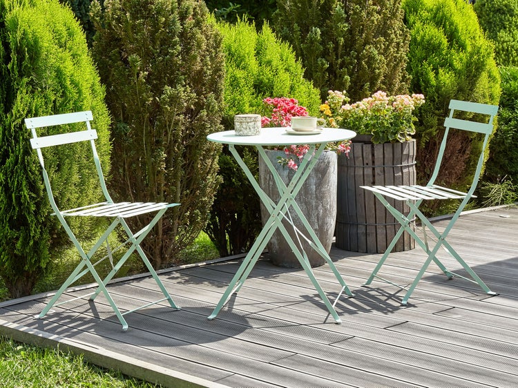 Bistro Set klappbar FIORI Metall Mintgrün