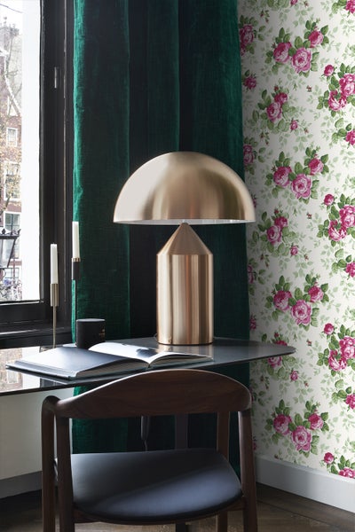 Origin Wallcoverings Tapete Rosen Rosa - 53 cm x 10.05 m - 326138