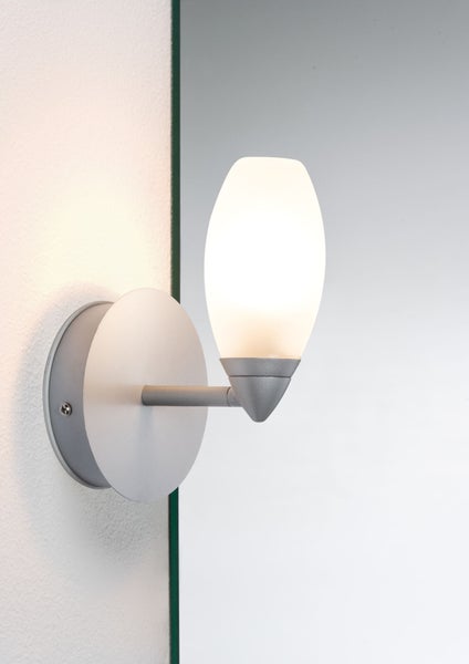 Wandleuchte Carina IP44 G9 230V max. 28W dimmbar Chrom matt, Satin