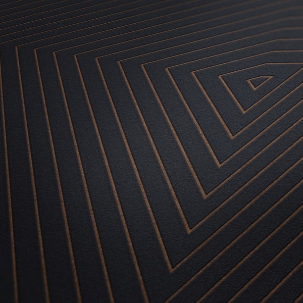 Dekoratives Wandpaneel mit geometrischem Muster