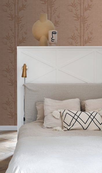 Origin Wallcoverings Tapete Bambusmuster Terrakottarosa - 50 x 900 cm - 347927