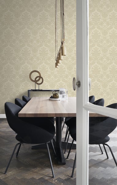 Origin Wallcoverings Tapete Ornamente Beige - 53 cm x 10.05 m - 347042