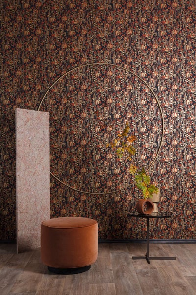 Masureel Tapete Blumen Rot - 53 cm x 10.05 m - 630018