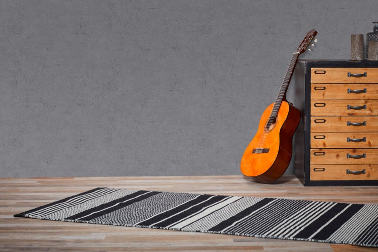 Nahaufnahme einer grünen Hecke.