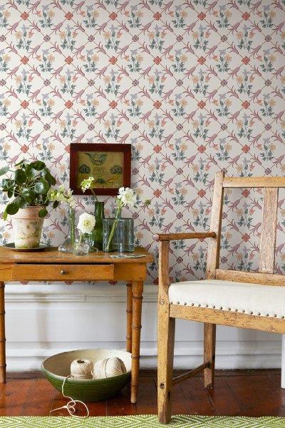 Borastapeter Tapete Blumen Multicolor - 53 cm x 10.05 m - 660042