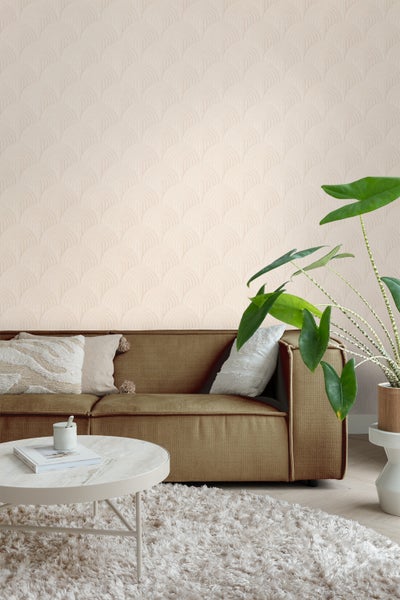 ESTAhome Tapete 3D Muster Hellbeige - 50 x 900 cm - 131106