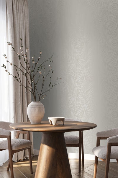 Origin Wallcoverings Tapete Palmenblätter Beige - 53 cm x 10.05 m - 347743