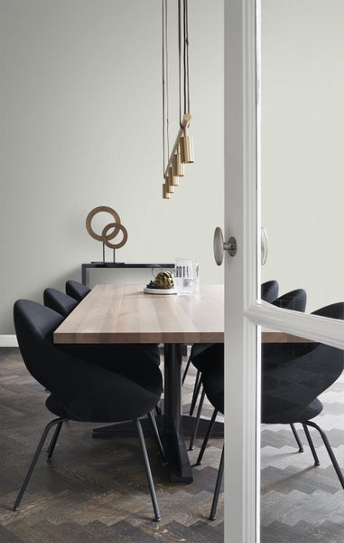 Origin Wallcoverings Tapete Leinen-Optik Hellmeeresgrün - 53 cm x 10.05 m - 347008