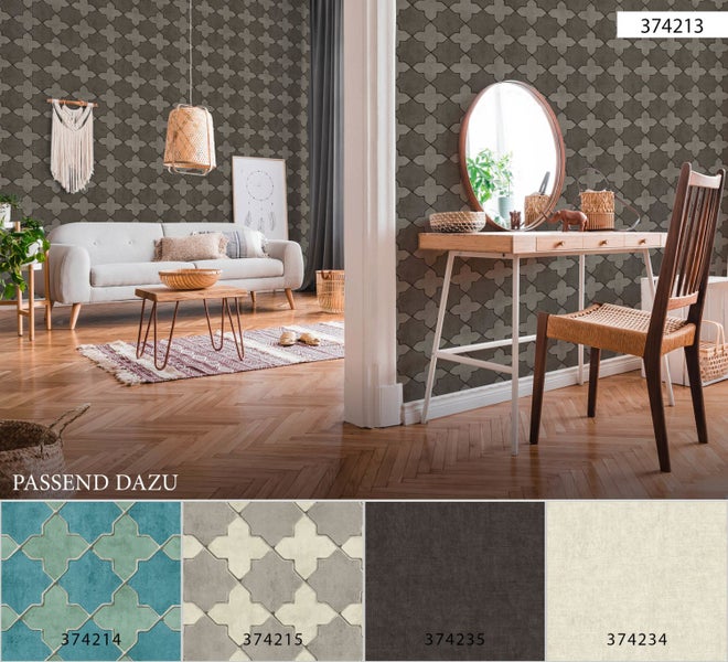 Fliesenmuster mit geometrischen Formen für Bodenbeläge