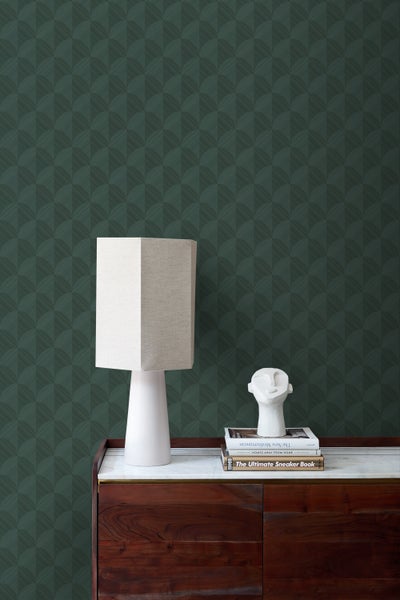 Origin Wallcoverings Tapete 3D Muster Dunkelgrün - 50 x 900 cm - 347991
