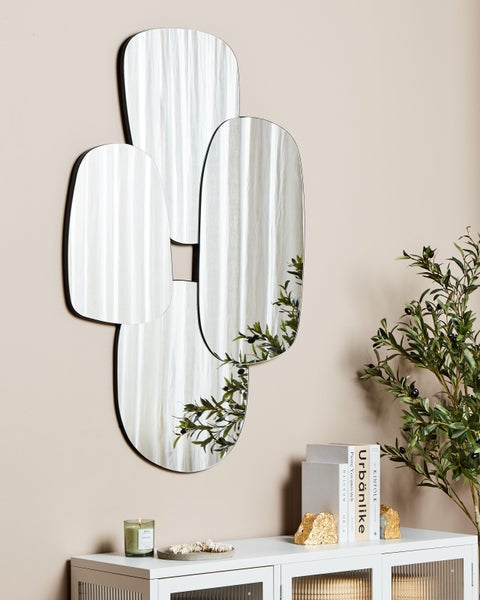 Wandspiegel VOUZON 80 cm 120 cm Silber
