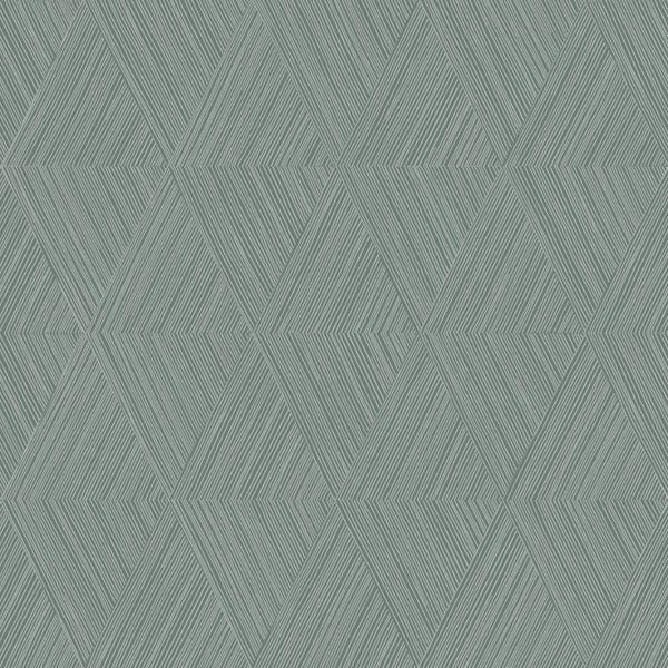 Origin Wallcoverings Tapete 3D-Muster Grüngrau - 50 x 900 cm - 347842