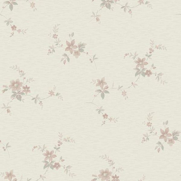 Borastapeter Tapete Blumen Beige - 53 cm x 10.05 m - 660942