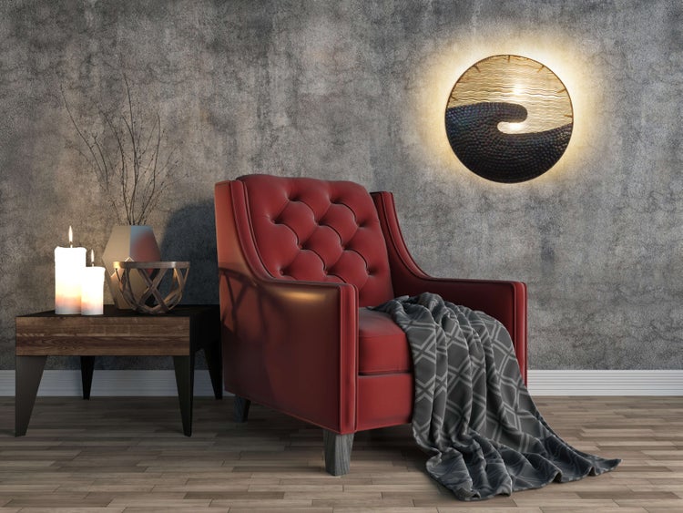 Dekorative Tornado Lampe mit Wirbel-Effekt