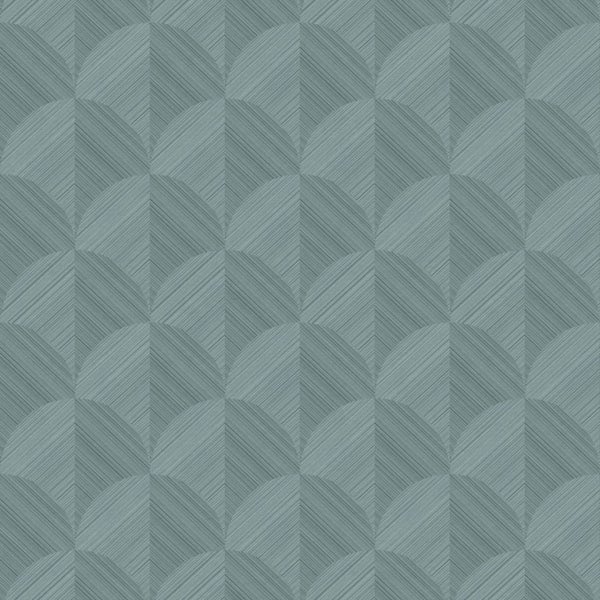 Origin Wallcoverings Tapete 3D Muster Graublau - 50 x 900 cm - 347990