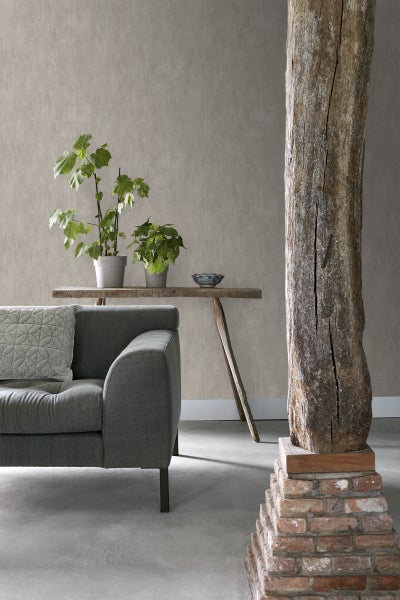 ESTAhome Tapete mit malerischem Effekt Grau - 0,53 x 10,05 m - 148735