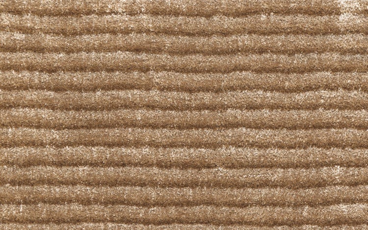 Hochflor Teppich Rumi Beige Klassisch, Uni 120 x 180 cm