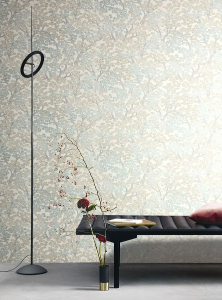 Masureel Tapete Blumen Beige - 53 cm x 10.05 m - 630674