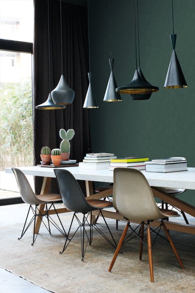 Origin Wallcoverings Tapete 3D-Muster Dunkelgrün - 53 cm x 10.05 m - 347847