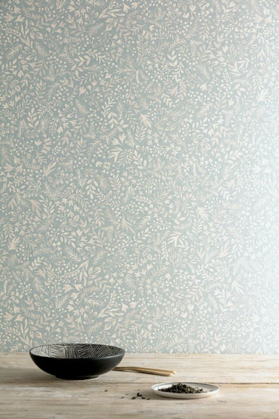 Masureel Tapete Blumen Blau - 53 cm x 10.05 m - 632022