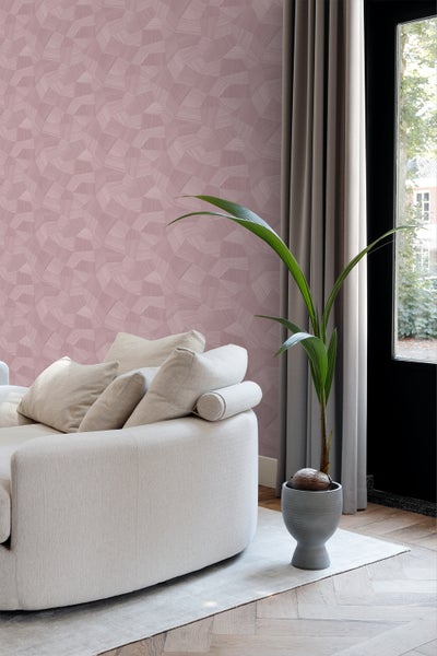 Origin Wallcoverings Tapete 3D-Muster Violett - 50 x 900 cm - 348063