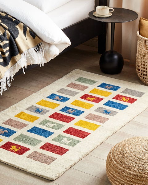 Teppich MURATLI Bunt 80 x 150 cm Wolle Gabbeh