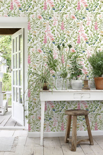 ESTAhome Tapete Feldblumen Multicolor - 50 x 900 cm - 131055